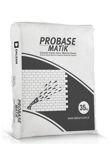 PROBASE MATiK Çimento Esaslı Hazır Makine Sıvası